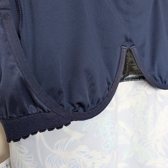 Lands' End Square Neck Underwire Tankini Swimsuit Top 16 DDD - Picture 7 of 8